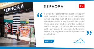Sephora V-Count client