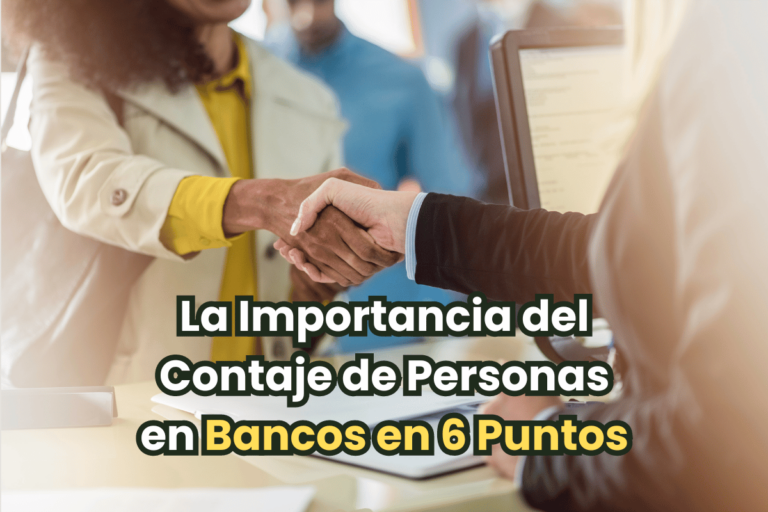 conteo de personas para los bancos